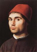 Antonello da Messina Prtrait of a Man oil painting artist
